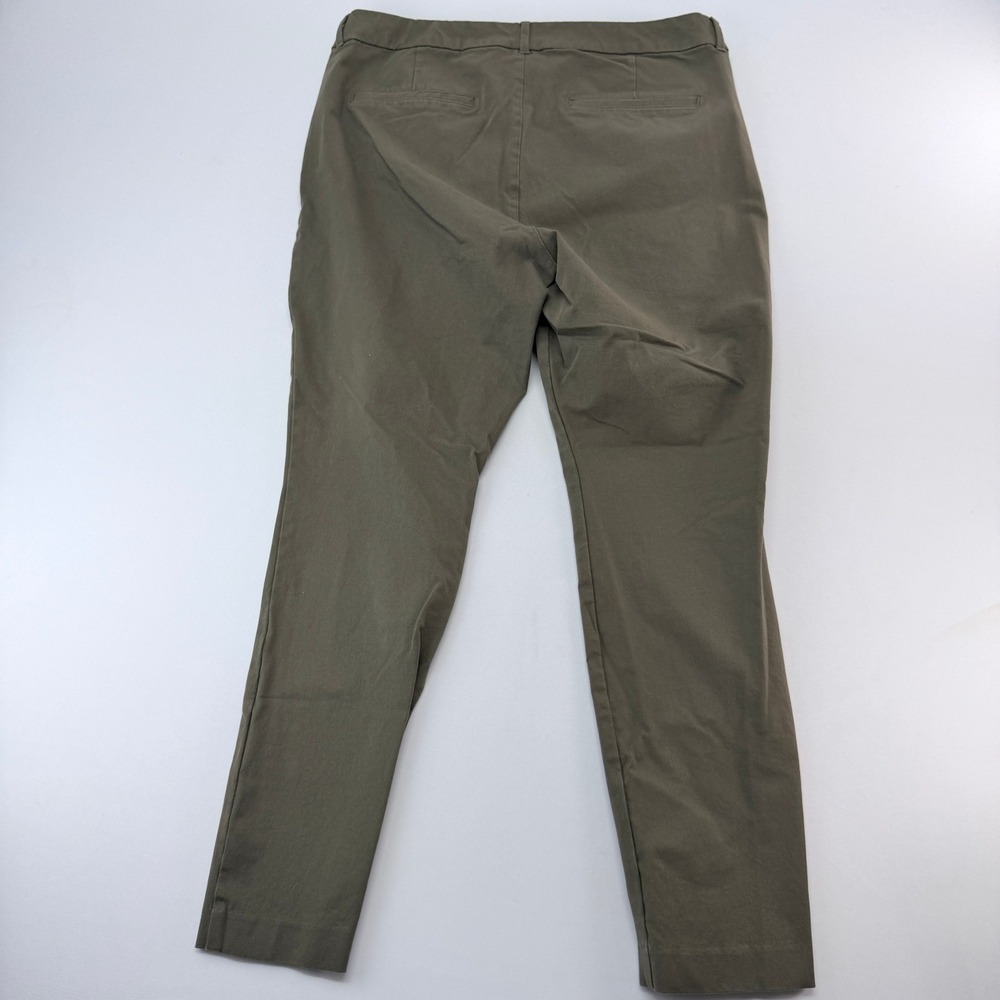 Old Navy Pixie Skinny High Rise Pants Olive Green Size 16 Secret Smooth Pockets